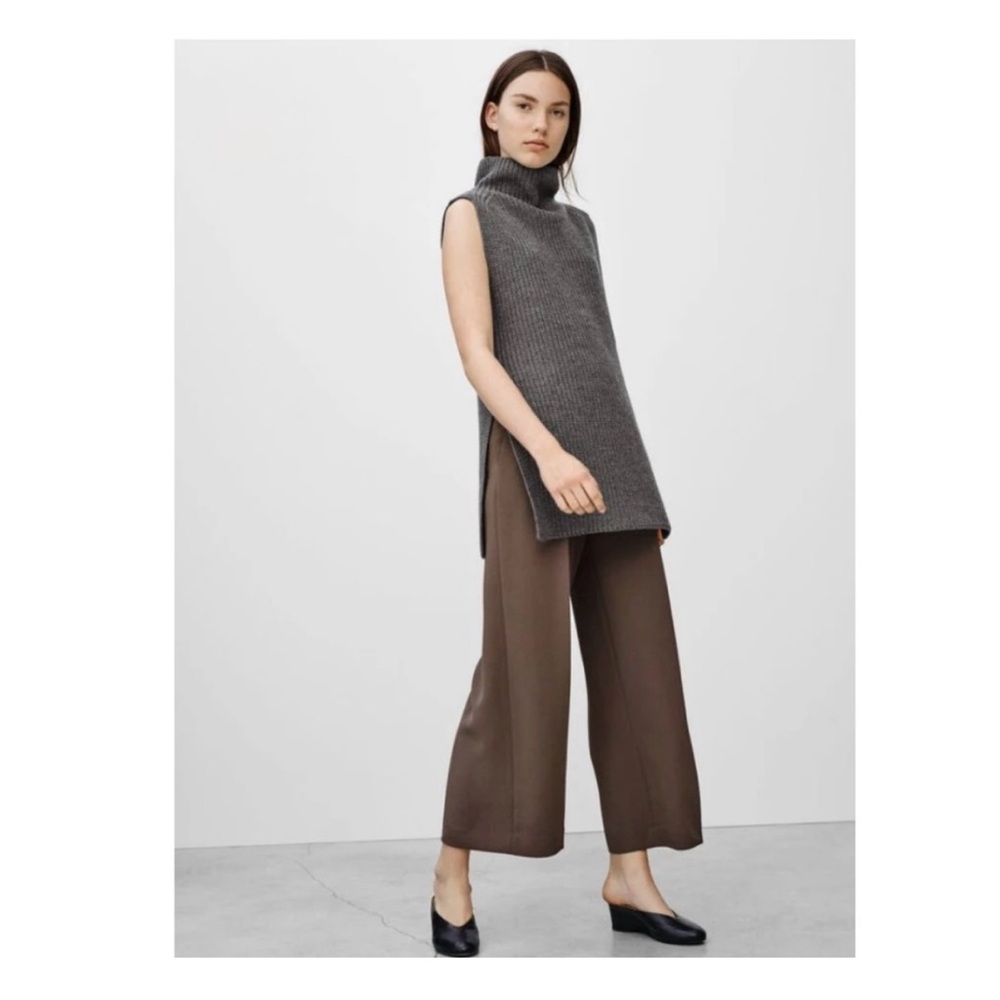 Wilfred Long Sleeveless Wool Turtleneck - XS